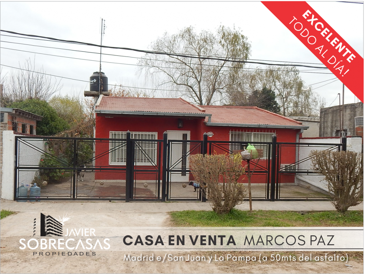 CASA en VENTA - Marcos Paz - Pcia de Buenos Aires.