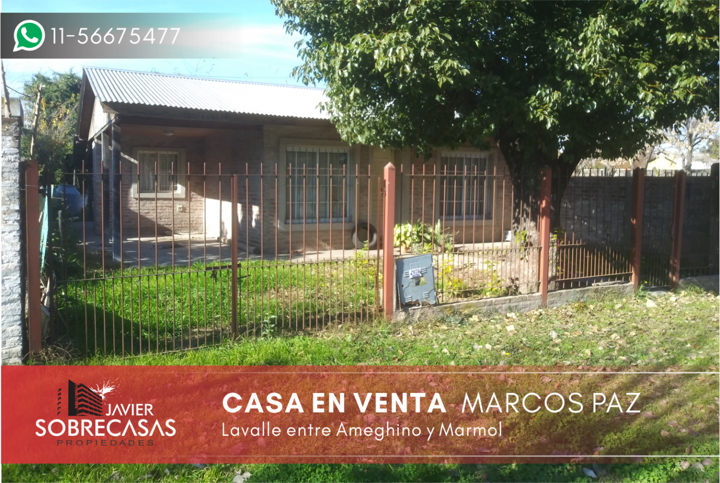 Casa en Venta - Marcos Paz - Pcia. de Buenos Aires.