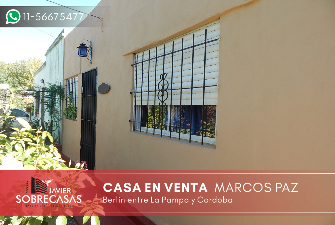 CASA EN VENTA o PERMUTA - Marcos Paz - Pcia. de Buenos Aires.