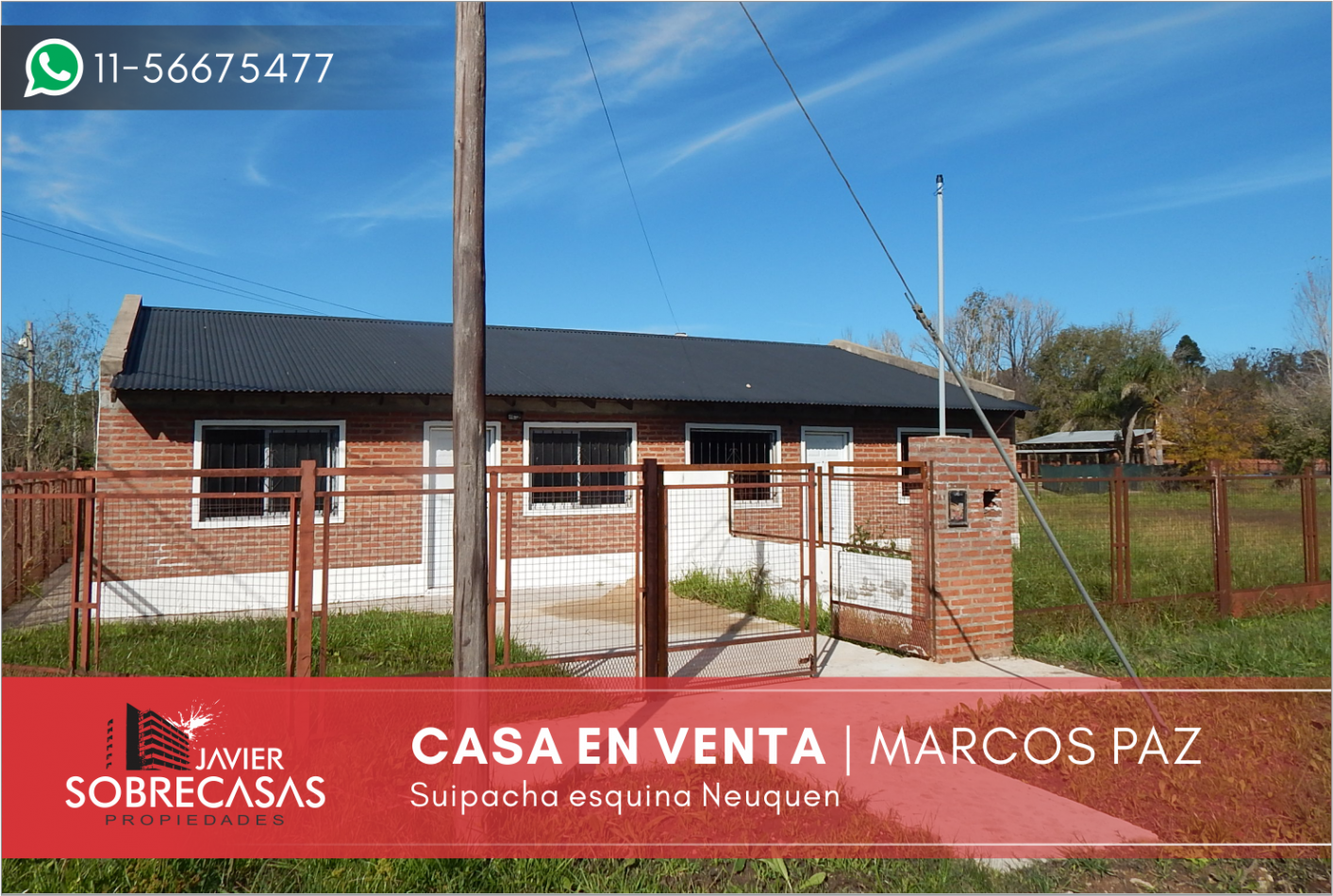 CASAS EN VENTA nuevas a estrenar - Marcos paz - Pcia. de Buenos Aires. 