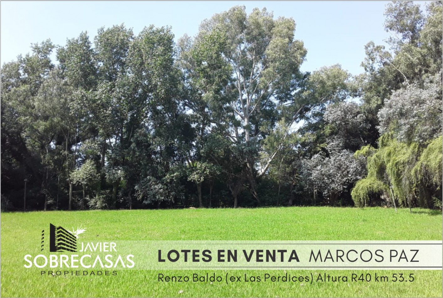 LOTES en Venta - Marcos Paz - Pcia. Buenos Aires. 