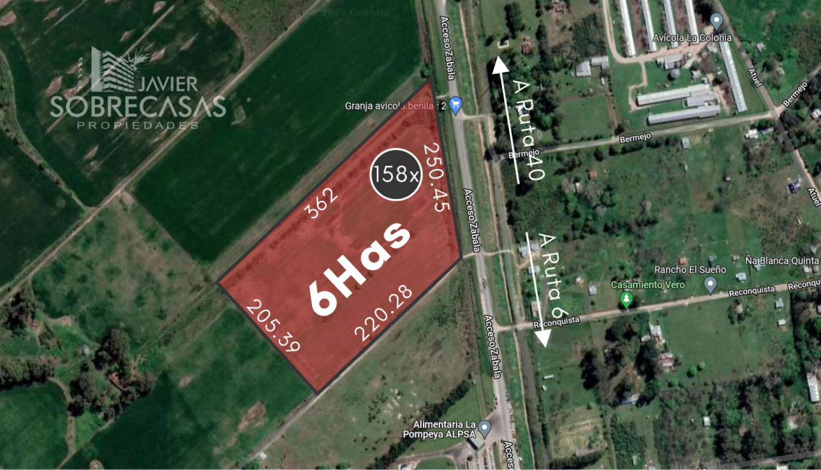CAMPO EN VENTA - Marcos Paz - Pcia. de Buenos Aires.