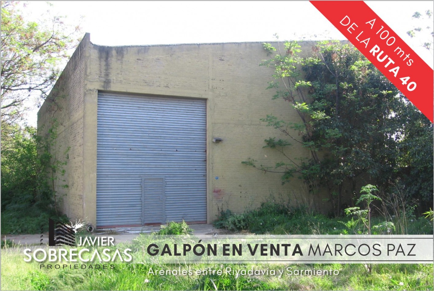GALPON EN VENTA - Marcos Paz - Provincia de Buenos Aires.