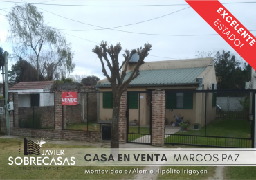 CASA en VENTA - Marcos Paz - Pcia. de Buenos Aires.