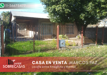 Casa en Venta - Marcos Paz - Pcia. de Buenos Aires.