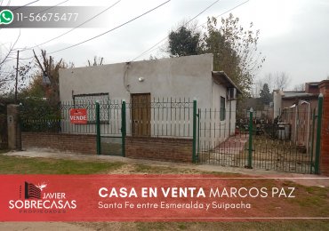 CASA EN VENTA - Marcos Paz - Pcia. de Buenos Aires.