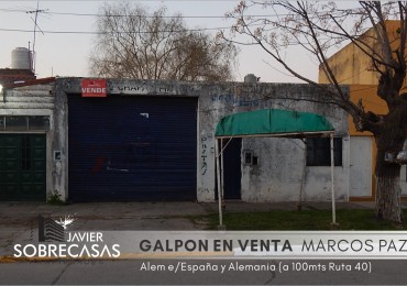GALPON en venta (100mts Ruta 40) - Marcos Paz - Provincia de Bs.As.